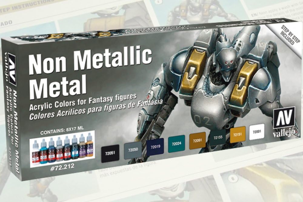 Vallejo Non Metallic Metal Colors Set