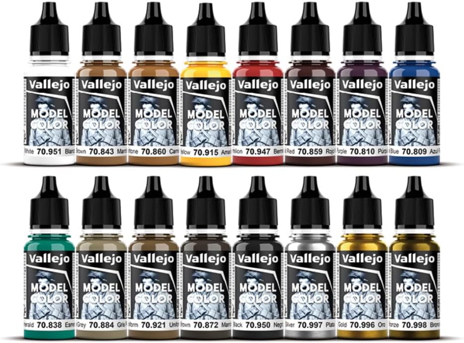 Vallejo Model Color Medieval Colors Set (16 paints)
