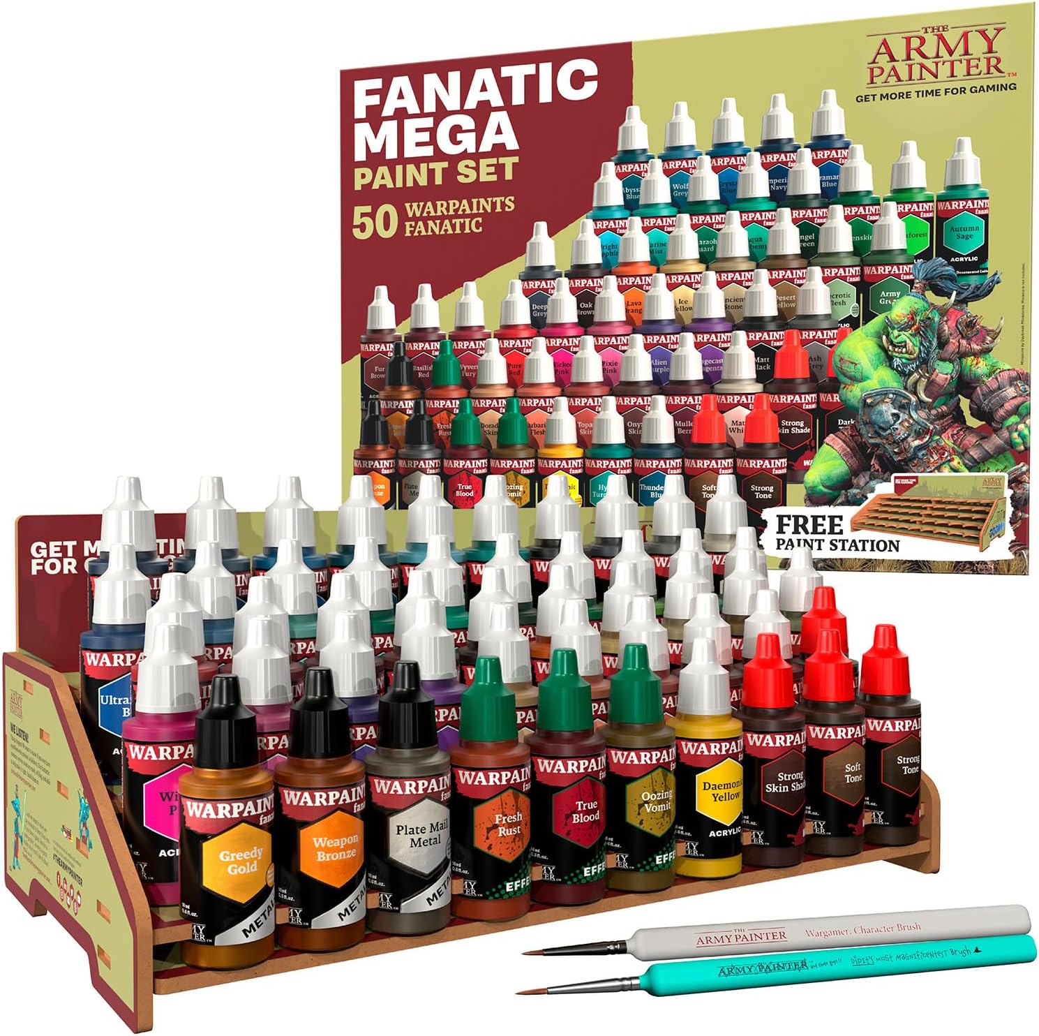 Army Painter Warpaints Fanatic Mega Set Combo (50 paints)