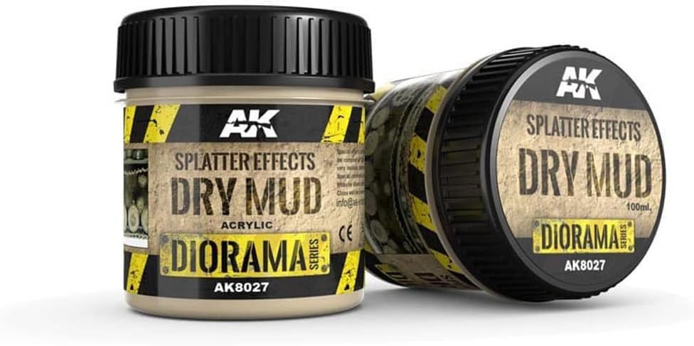 AK Interactive Dry Mud Splatter Effect 100ml