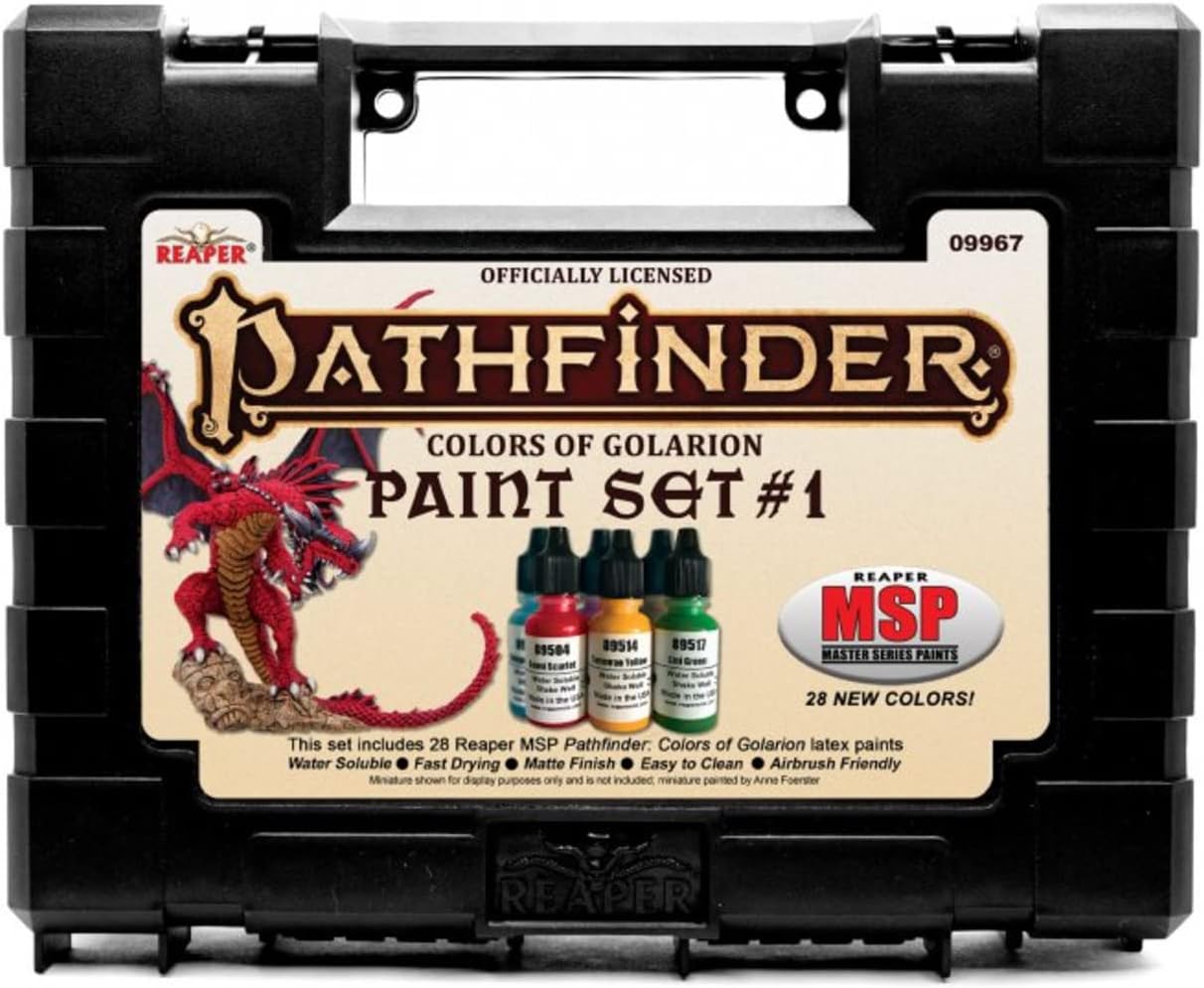 Reaper Master Series Paints: Pathfinder Colors of Golarion Paint Set #1