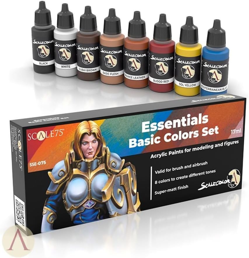 Scale 75 ScaleColor Essentials Basic Colors Paint Set