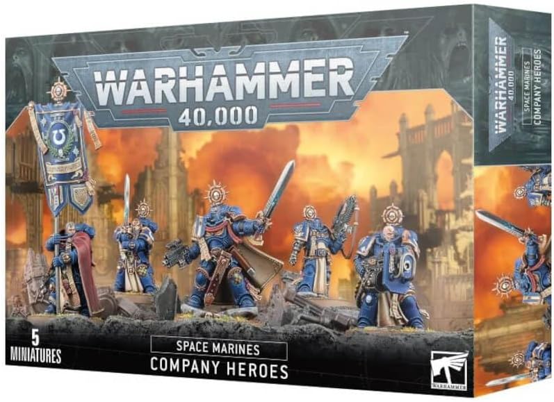 Games Workshop Warhammer 40,000 - Space Marines: Company Heroes (2023 Edition)