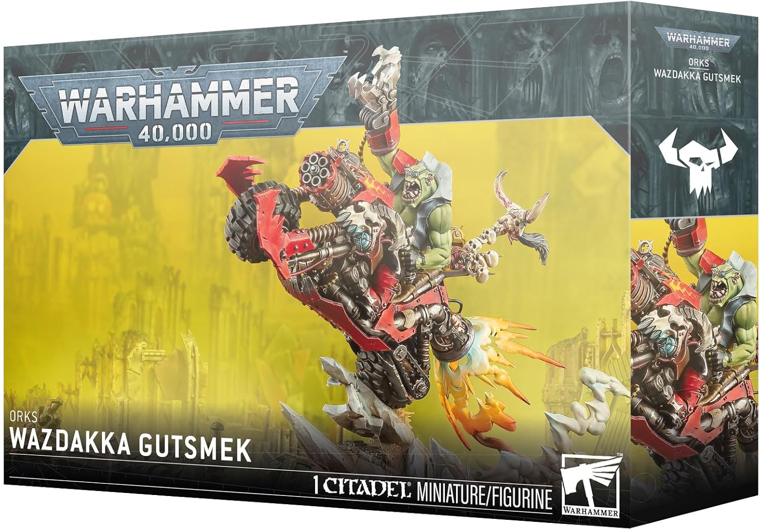 Warhammer 40,000: Wazdakka Gutsmek - Ork Warboss on Bike
