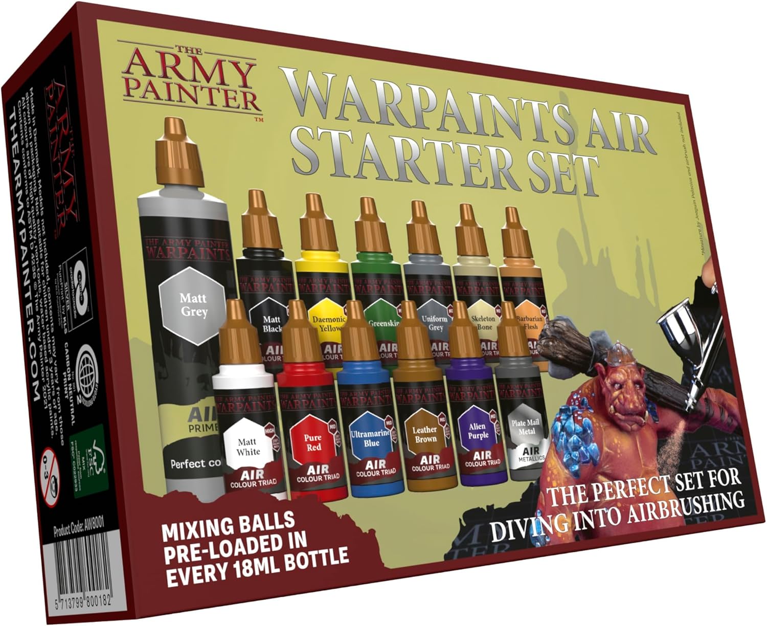Army Painter Warpaints Air Starter Set (12 paints)